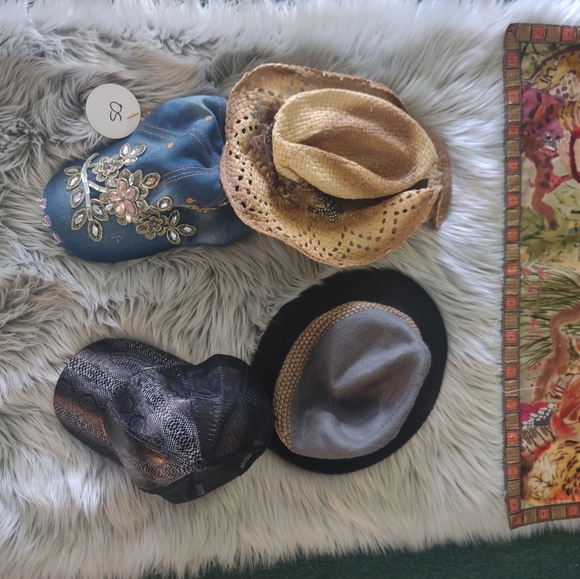 Accessories - 4 Hats Bundle - NWT + Vintage
